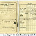 1921_Wagner, Dave 1st grade